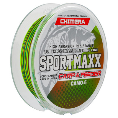 Леска Chimera Sportmaxx Carp & Feeder Camo-5 150м  #0.35 - купить по доступной цене Интернет-магазине Наутилус