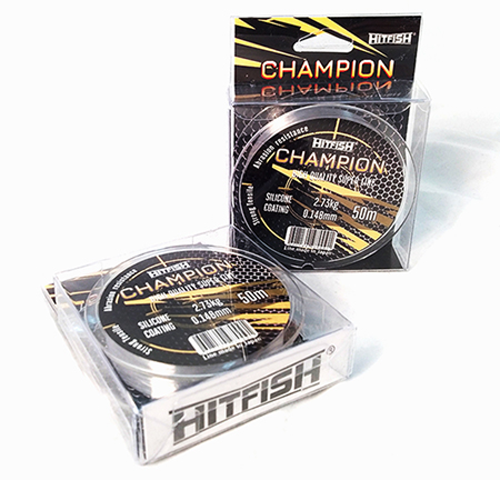 Леска HITFISH  Champion d0,128мм 1,85кг 50м цв. стальной - купить по доступной цене Интернет-магазине Наутилус