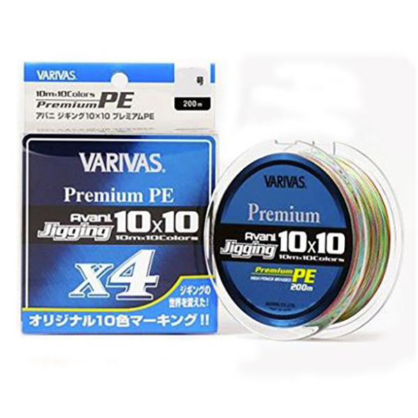 Шнур Varivas Avani Jigging 10x10 Premium x4  #0,8 200м - купить по доступной цене Интернет-магазине Наутилус