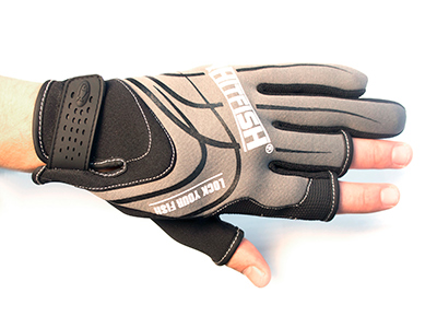Перчатки HITFISH Glove-05 цв. Серый  р. L - купить по доступной цене Интернет-магазине Наутилус
