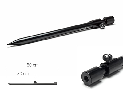 Стойка для грунта Nautilus Blacktron 16mm Bankstick 30-50cm NBS-3050 телескопическая - купить по доступной цене Интернет-магазине Наутилус