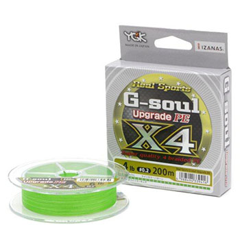 Шнур YGK Real Sports G-Soul X4 Upgrade  #0.2  1,81кг 200м - купить по доступной цене Интернет-магазине Наутилус