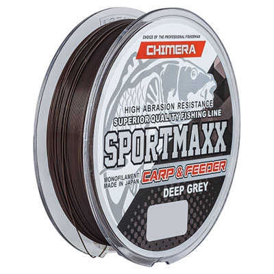 Леска Chimera Sportmaxx Carp & Feeder Deep Grey 150м  #0.18 - купить по доступной цене Интернет-магазине Наутилус