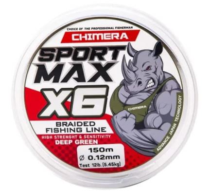 Шнур Chimera Sportmaxx Deep Green X6 150м  #0.20 - купить по доступной цене Интернет-магазине Наутилус
