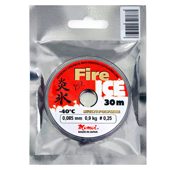 Леска Momoi Fire Ice 0.117мм 1.5кг 30м красная Barrier Pack - купить по доступной цене Интернет-магазине Наутилус