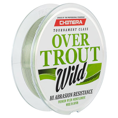 Леска Chimera Over Trout Wild (20см-черн/20см-зелен/80см-прозр) 100м  #0.234 - купить по доступной цене Интернет-магазине Наутилус