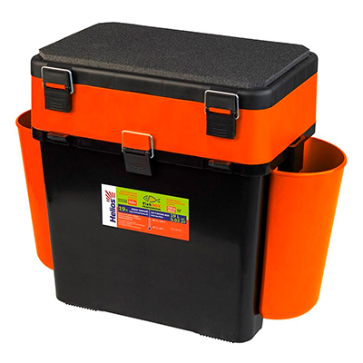 Ящик зимний Helios FishBox 19л оранжевый - купить по доступной цене Интернет-магазине Наутилус