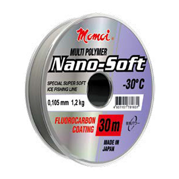 Леска Momoi Nano-Soft Winter 0.148мм 2.7кг 30м прозрачная - купить по доступной цене Интернет-магазине Наутилус