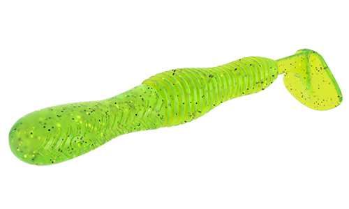 Виброхвост GreenFishing Signature Fry 5.5" 14cм, шартрез - купить по доступной цене Интернет-магазине Наутилус