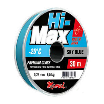 Леска Momoi Hi-Max Sky Blue 0.15мм 2.5кг 30м голубая - купить по доступной цене Интернет-магазине Наутилус