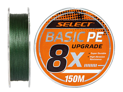 Шнур Select Basic PE 8x 150м     1.00 Dark green - купить по доступной цене Интернет-магазине Наутилус