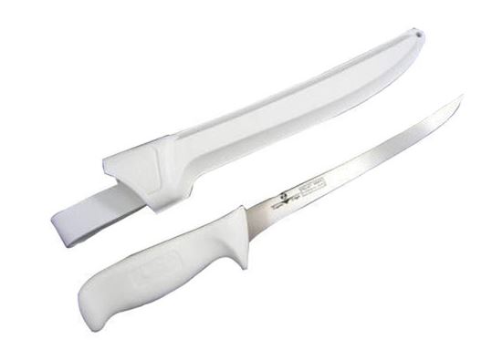 Нож Zest Knife Molded Handle W/Molded Sheath W-340 #41 White Lux Fillet - купить по доступной цене Интернет-магазине Наутилус