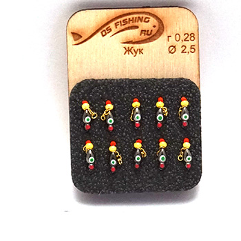 Набор безмотыльных мормышек DS Fishing  арт.05 (уп.200шт) - купить по доступной цене Интернет-магазине Наутилус