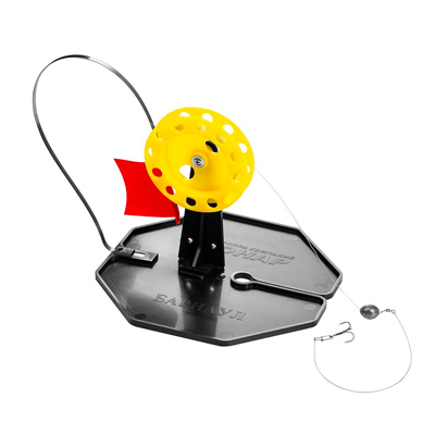 Набор жерлиц Тонар на подставке оснащенная ЖЗO-04 (d-185мм, катушка d-63мм) 10шт - купить по доступной цене Интернет-магазине Наутилус
