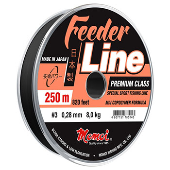 Леска Momoi Feeder Line Sport 0.21мм 4.7кг 250м черная - купить по доступной цене Интернет-магазине Наутилус
