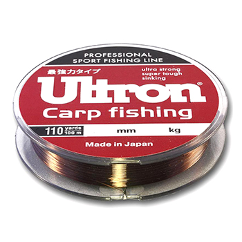 Леска ULTRON Carp Fishing  0,28 мм 8.5 кг 100 м коричневая