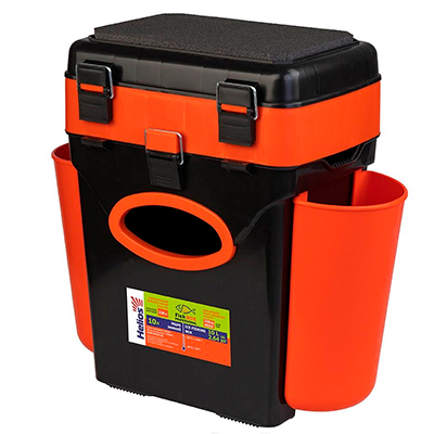 Ящик зимний Helios FishBox 10л оранжевый - купить по доступной цене Интернет-магазине Наутилус