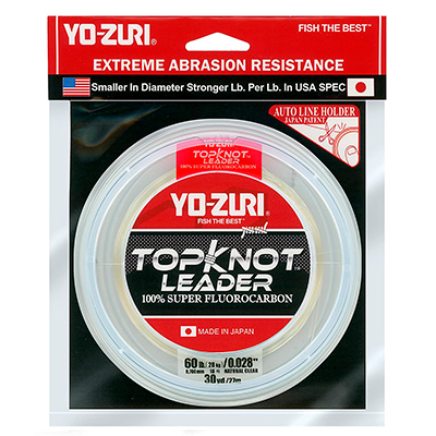 Леска Yo-Zuri TOPKNOT LEADER FLUOROCARBON 100% 30YDS 130Lbs (1.050mm) - купить по доступной цене Интернет-магазине Наутилус