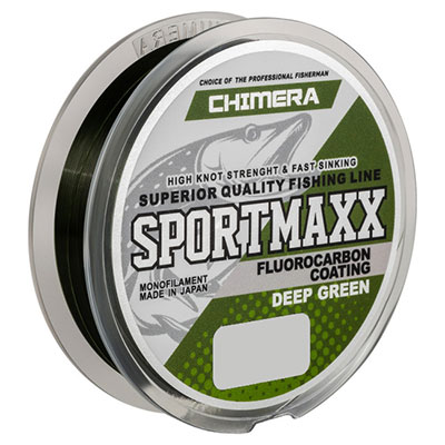 Флюорокарбон Chimera Sportmaxx Fluorocarbon Coating Deep Green 100м  #0.12 - купить по доступной цене Интернет-магазине Наутилус