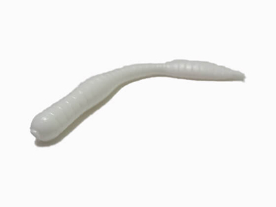 Мягкая приманка TroutMania Fat Worm 3,0", 7,62см, 1,8гр, цв.002 White (Bubble Gum), уп.6шт - купить по доступной цене Интернет-магазине Наутилус