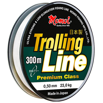 Леска Momoi Trolling Line 0.31мм 9.5кг 300м прозрачная