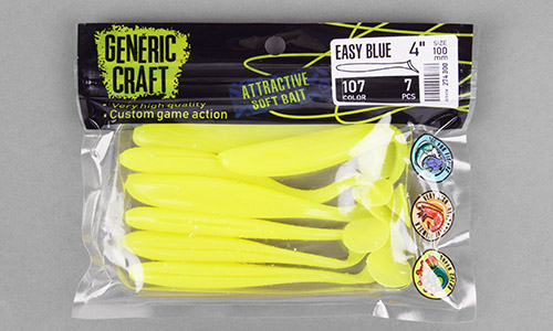 Мягкая приманка Generic Craft Easy blue 4.0in, 10см, цв.107, уп.7шт, арт. 274300 - купить по доступной цене Интернет-магазине Наутилус