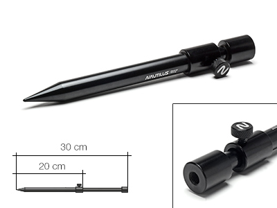 Стойка для грунта Nautilus Blacktron 16mm Bankstick 20-30cm NBS-2030 телескопическая - купить по доступной цене Интернет-магазине Наутилус
