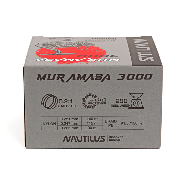 Катушка Nautilus Muramasa 3000 - купить по доступной цене Интернет-магазине Наутилус