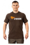 Футболка Novatex PRIDE Logo T-Shirt (хлопок, т.коричневый) PRTS-03DBR  р. XXL - купить по доступной цене Интернет-магазине Наутилус