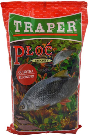 Прикормка Traper Sekret Roach Bloodworm 1кг Плотва Мотыль 00169 - купить по доступной цене Интернет-магазине Наутилус