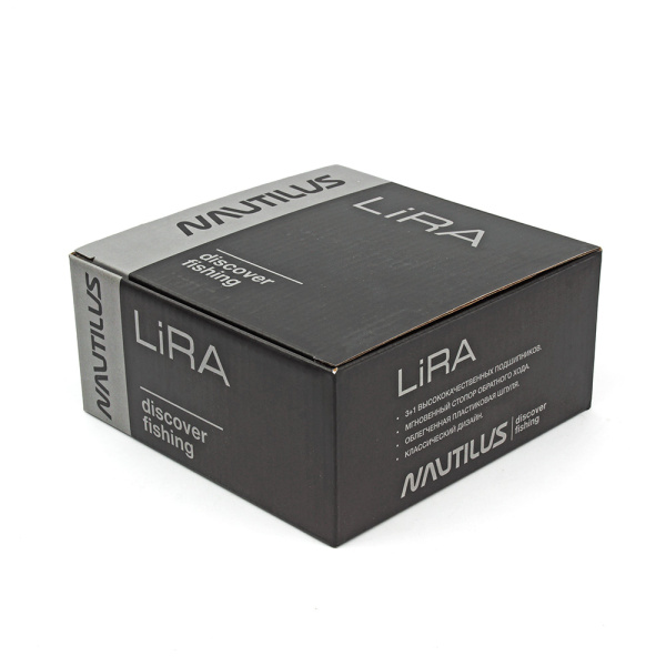 Катушка зимняя Nautilus Lira Black - купить по доступной цене Интернет-магазине Наутилус