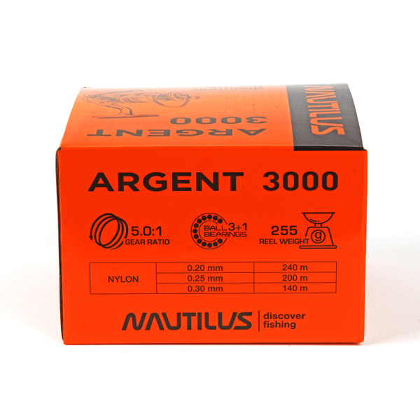 Катушка Nautilus Argent 3000* - купить по доступной цене Интернет-магазине Наутилус