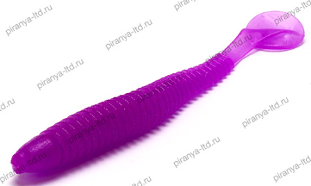 Мягкая приманка съедобн. силикон ПРОСТО Leech (Пиявка)  87 мм цв 003 фиолетовый флюо - купить по доступной цене Интернет-магазине Наутилус