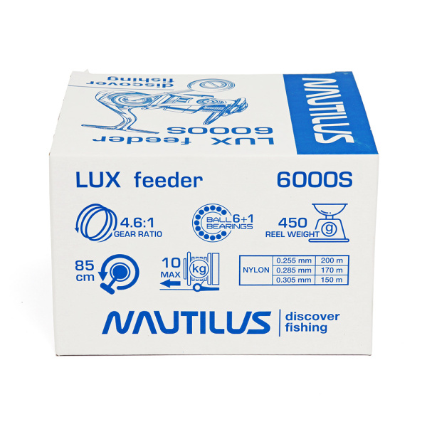 Катушка Nautilus Lux Feeder 6000S - купить по доступной цене Интернет-магазине Наутилус