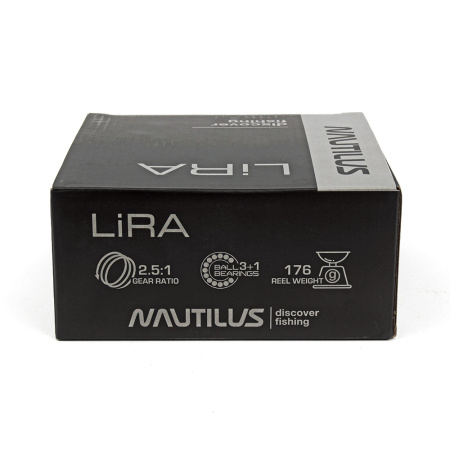 Катушка зимняя Nautilus Lira Black - купить по доступной цене Интернет-магазине Наутилус