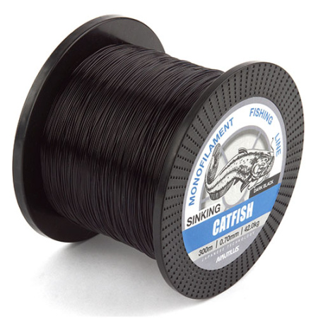 Леска Nautilus Catfish 0,80мм.,55кг, 300м.dark black - купить по доступной цене Интернет-магазине Наутилус