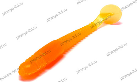 Мягкая приманка съедобн. силикон ПРОСТО Caterpillar (Гусеница) 75 мм цв 004 оранжевый флюо - купить по доступной цене Интернет-магазине Наутилус