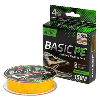 Шнур Select Basic PE 4x 150м  0.22 Orange