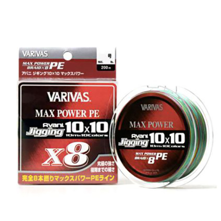 Шнур Varivas Avani Jigging 10x10 Premium x8  #1,0 200м - купить по доступной цене Интернет-магазине Наутилус