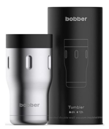 Термокружка Bobber Tumbler-350  0.35мл Tumbler-350/Matte (стальной/черный тубус) - купить по доступной цене Интернет-магазине Наутилус