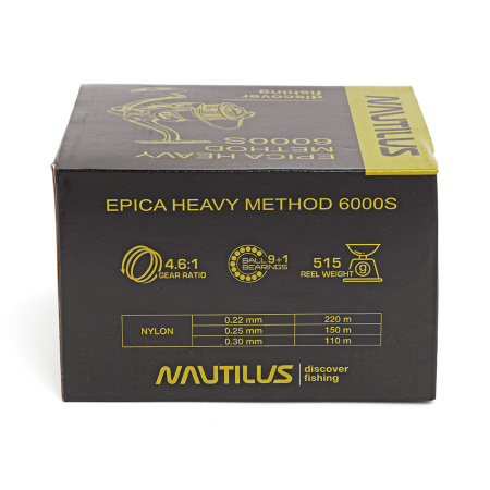 Катушка Nautilus Epica Heavy Method 6000S* - купить по доступной цене Интернет-магазине Наутилус