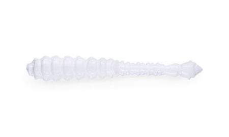 Мягкая приманка Ojas Bony Leech-55 Чеснок, банка #White fluo - купить по доступной цене Интернет-магазине Наутилус