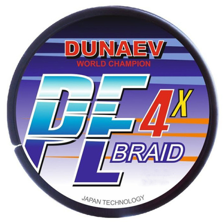 Шнур Dunaev Braid PE X4 0.24мм 150м - купить по доступной цене Интернет-магазине Наутилус
