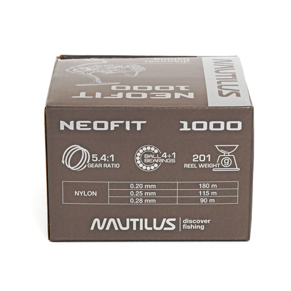 Катушка Nautilus Neofit 1000 - купить по доступной цене Интернет-магазине Наутилус