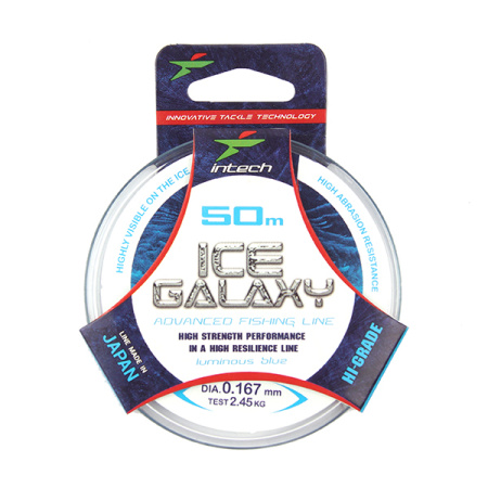 Леска Intech Ice Galaxy 0.264mm 5.72kg 30m голубая - купить по доступной цене Интернет-магазине Наутилус
