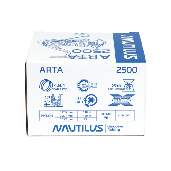Катушка Nautilus Arta 2500 NEW - купить по доступной цене Интернет-магазине Наутилус
