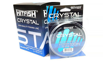 Леска HITFISH Crystal Ice d0,370мм 15,12кг 100м цв. голубой