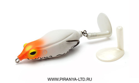 Приманка Teckel Sprinker Frog 002S Pearl White - купить по доступной цене Интернет-магазине Наутилус