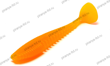 Мягкая приманка съедобн. силикон ПРОСТО Saw (Пила)  36 мм цв 004 оранжевый флюо - купить по доступной цене Интернет-магазине Наутилус