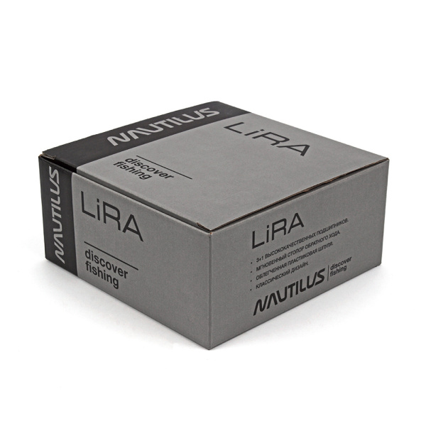 Катушка зимняя Nautilus Lira White - купить по доступной цене Интернет-магазине Наутилус